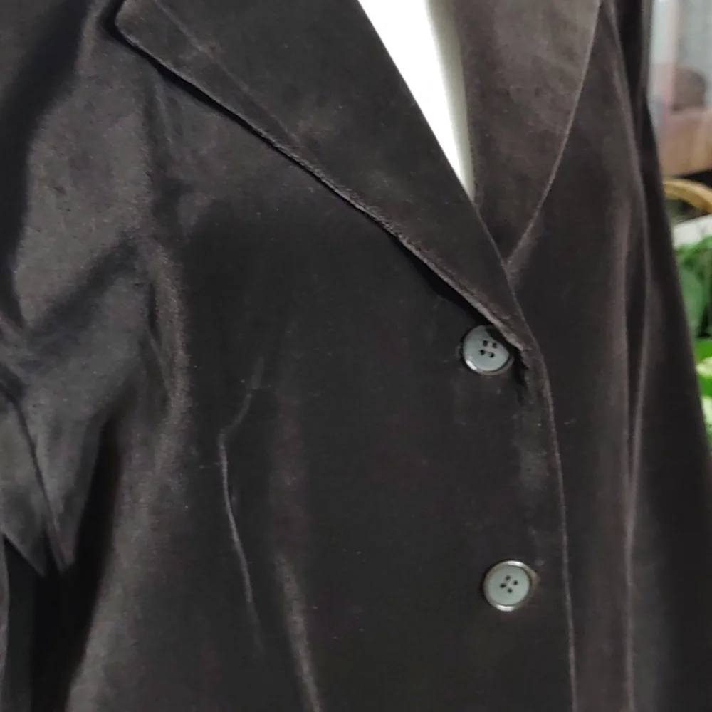 HAROLD'S Vintage Brown Velvet Blazer - Picture 3 of 13